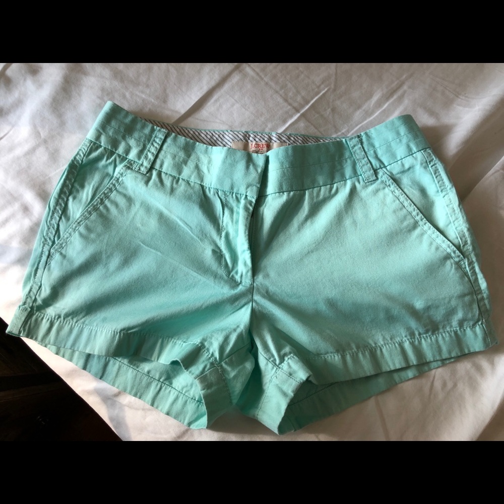 J.crew turquoise shorts
